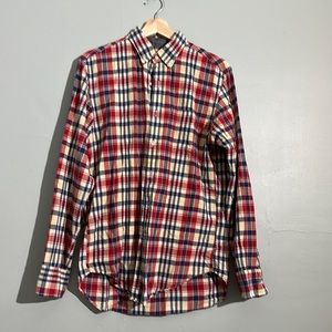 Jcrew plaid button down shirt (Men’s S)